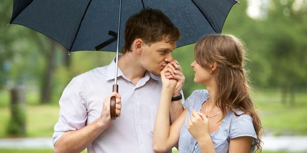heiratsantrag im regen