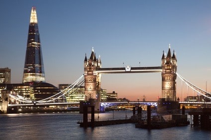 London Tower Bridge und The Shard