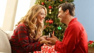 Heiratsantrag zu Weihnachten