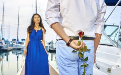 Heiratsantrag der Extraklasse mit Luxus